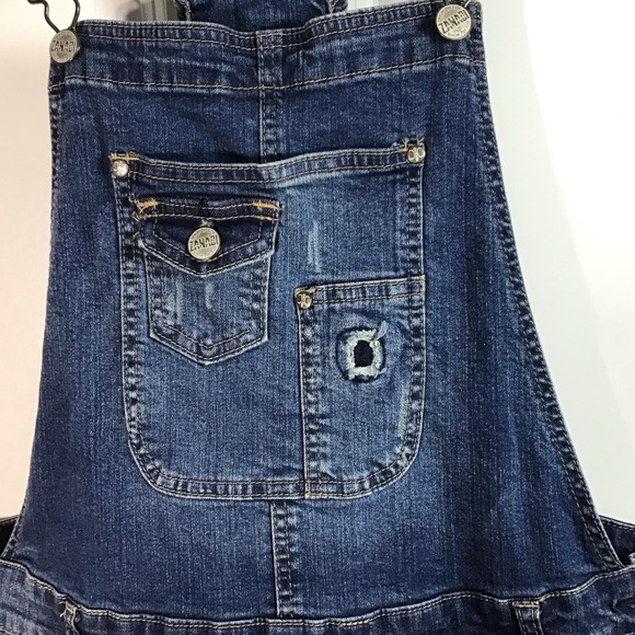 Zanadi Blue Denim Overalls - Picture 2 of 7